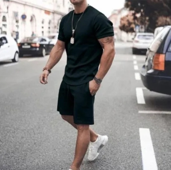 Gray Short Sleeve Set - Picture 3 of 3